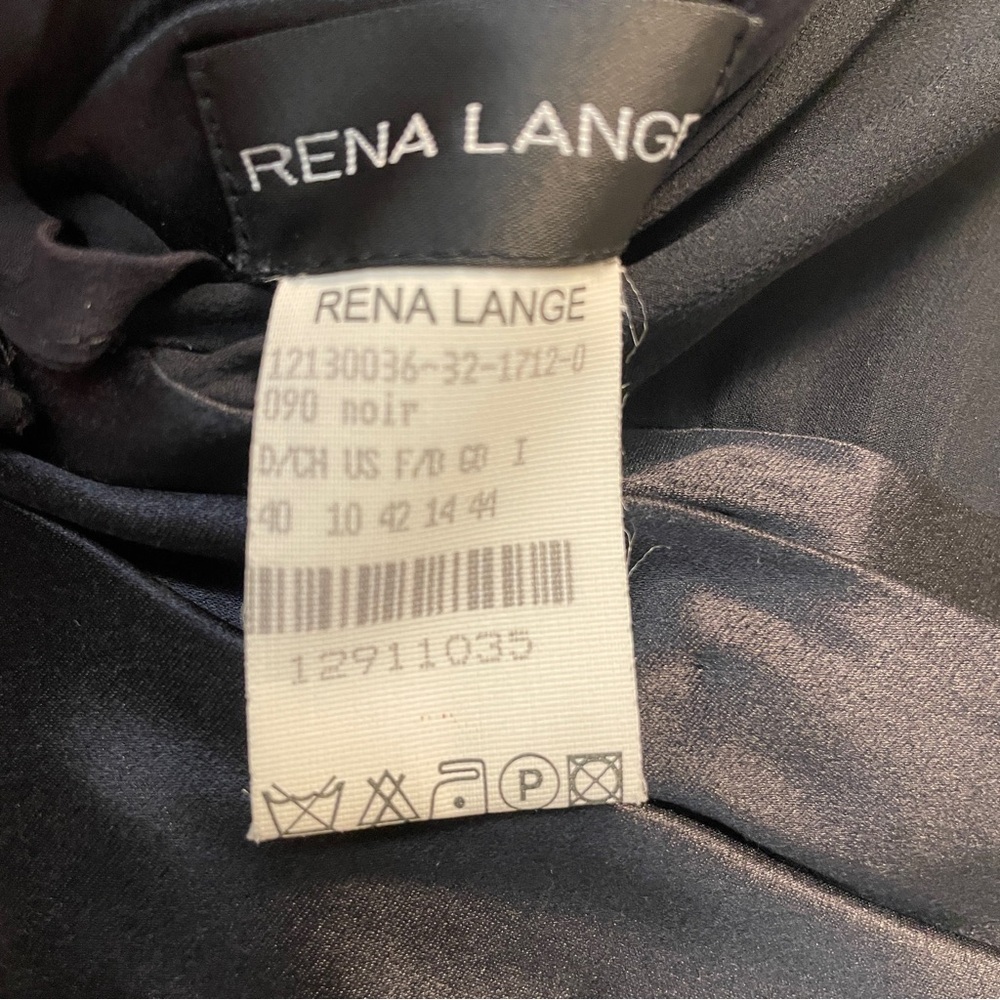 Vintage Rena Lange Cocktail Dress Size 10 - Picture 6 of 6